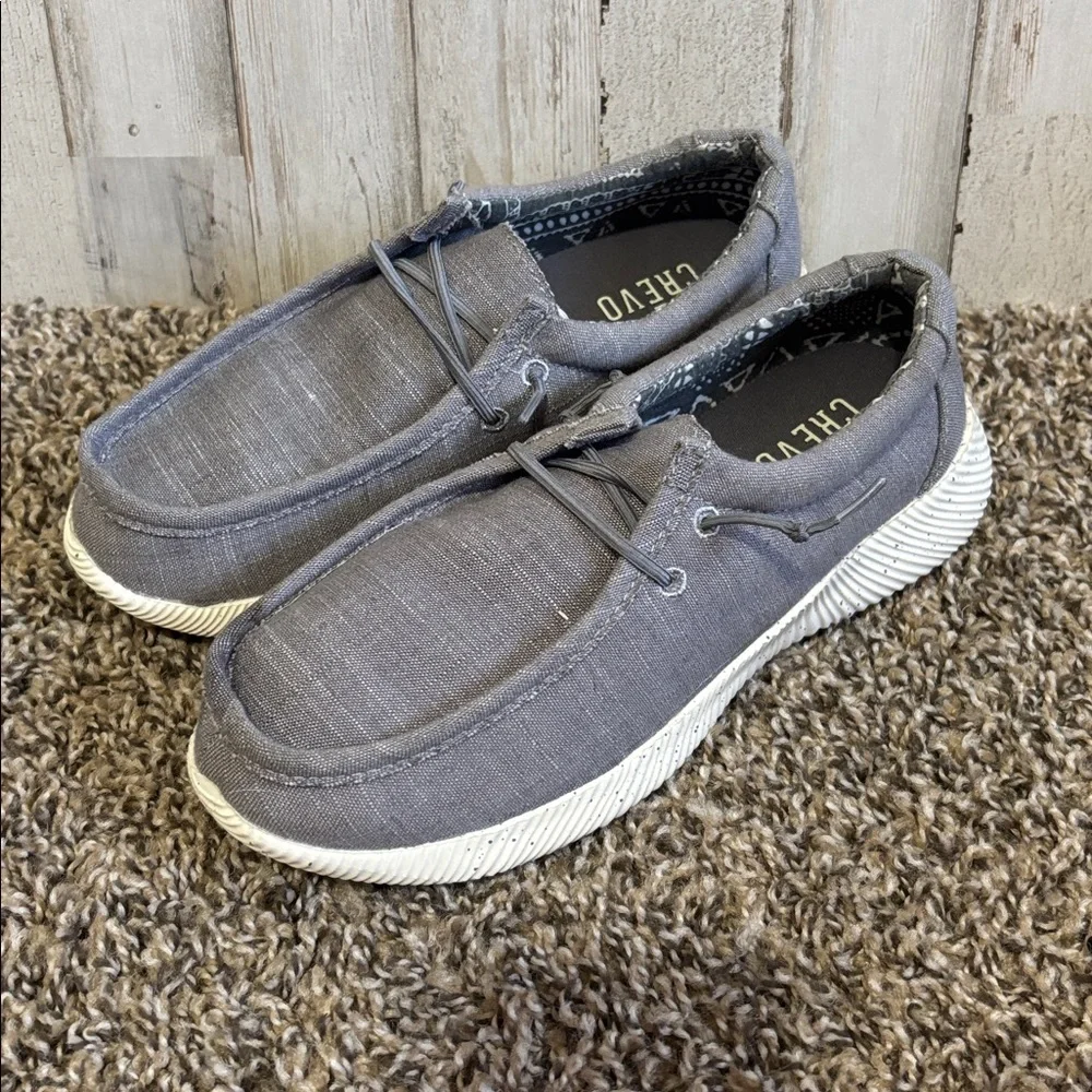 Crevo‎ Boy’s Charcoal Slip-On Loafers Size 2